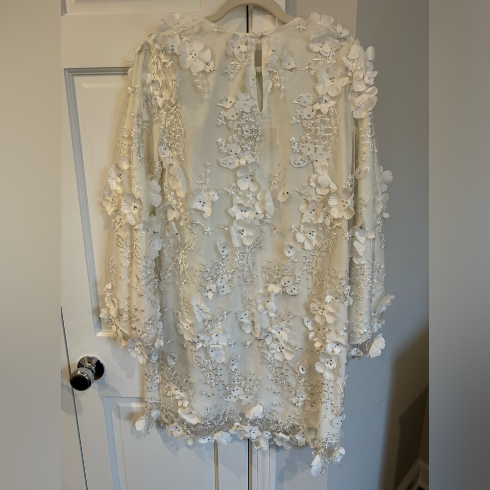 Worn once. Gorgeous Mestiza dress with appliqué